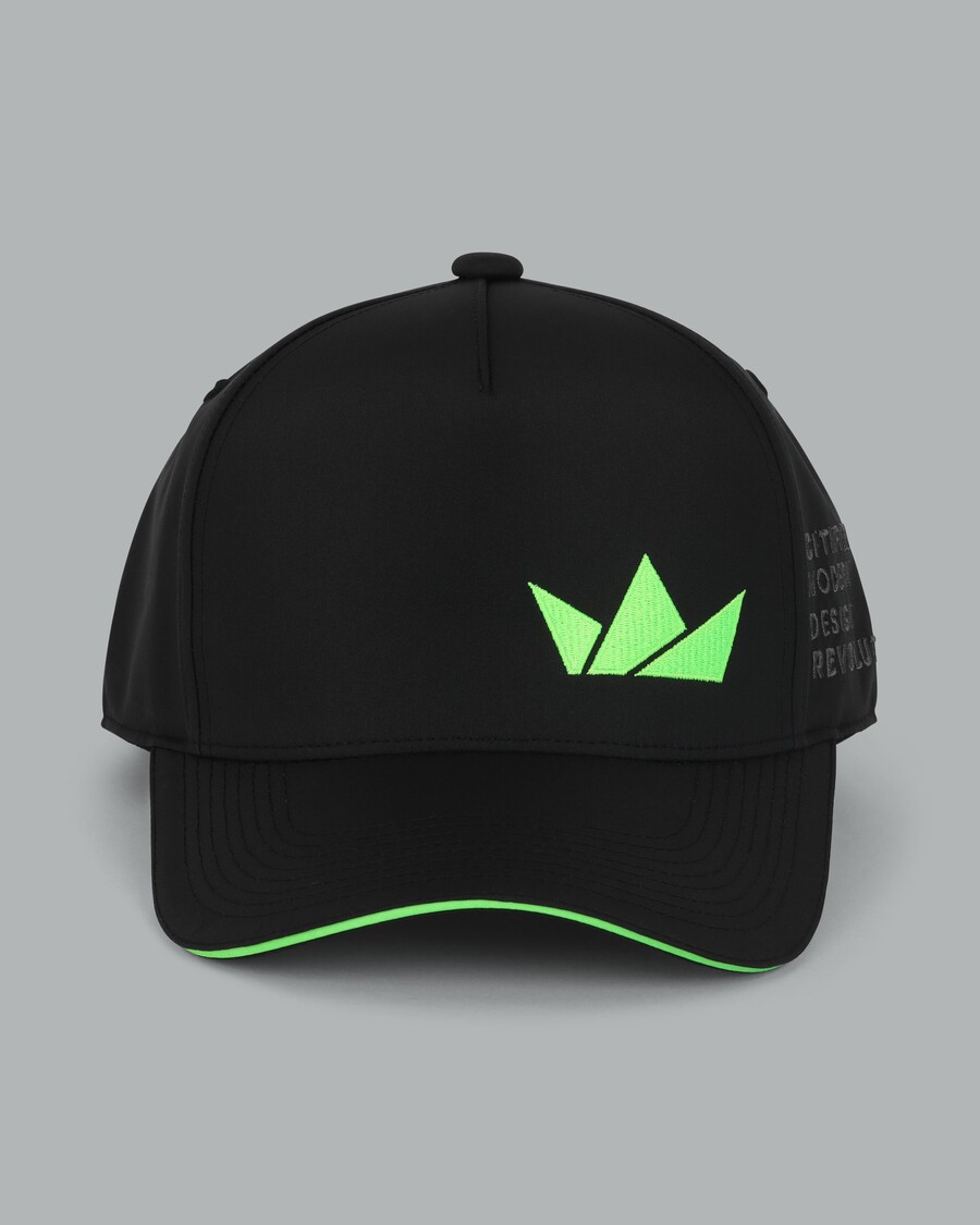 Jnco Crown Logo Cap. Neon Green.