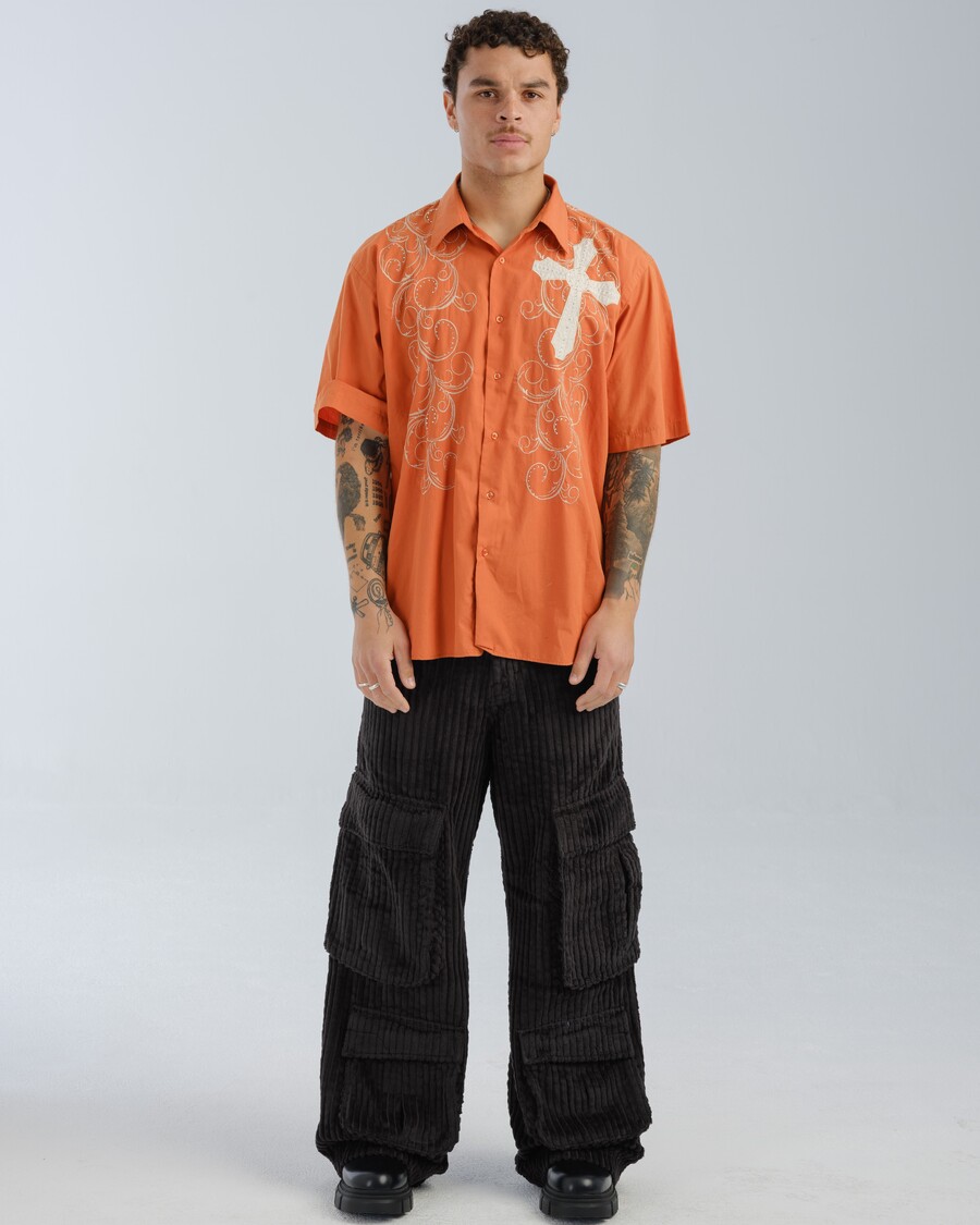 Jnco Legacy. 24". 2 Wale Corduroy. Black.