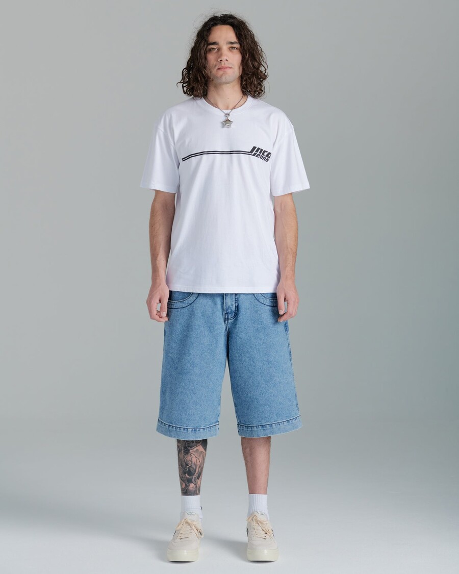 Jnco 101 Twin Cannon Shorts. 14" Inseam. Antique.