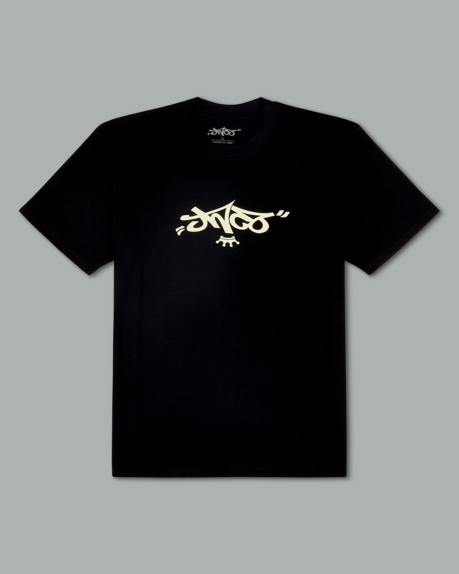 Jnco Reversed Crown Tee. Black/ Natural.